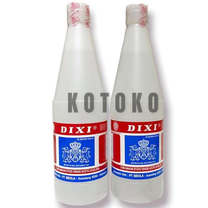 Cuka Dixi Botol / Dixi Cuka Putih Botol / Dixi Cuka 650ml