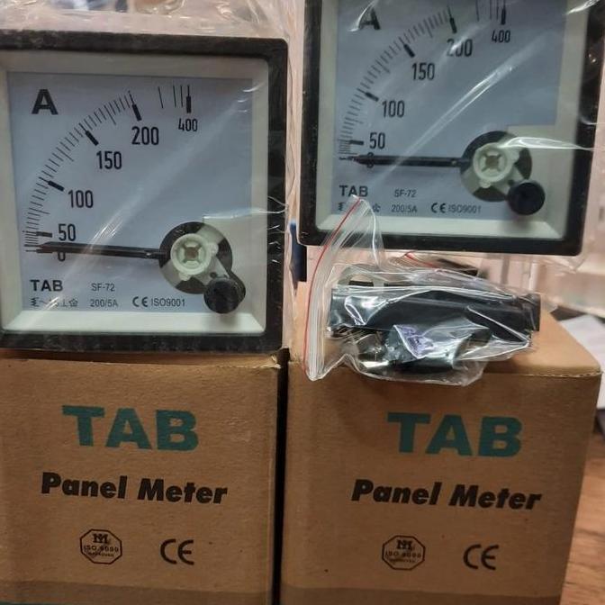 Amperemeter Analog 72x72 / Ampere Meter Analog / Amperemeter Panel