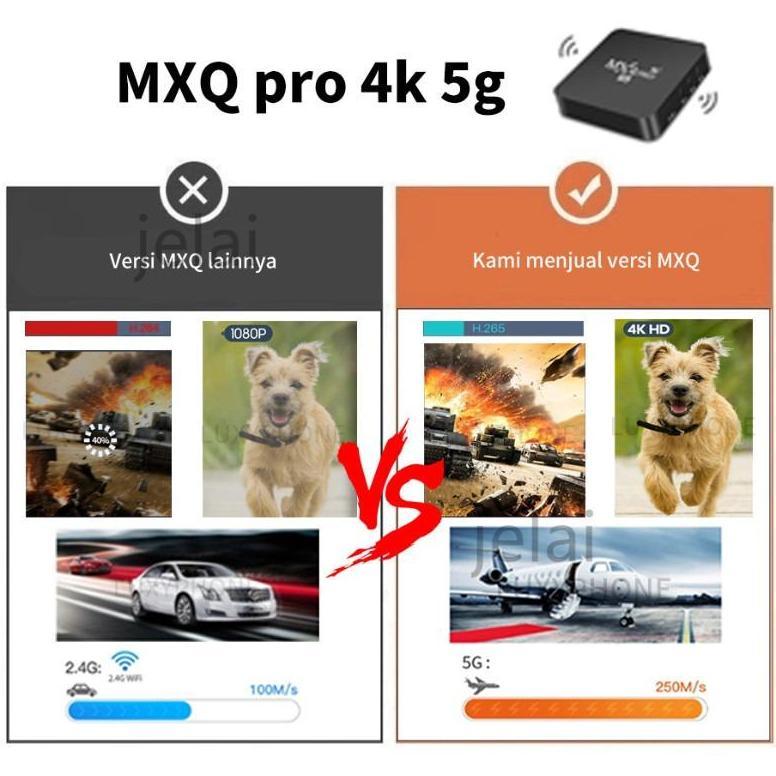 PROMO TERBARU [LAPAKJAYA] MX PRO Smart TV Box Android 14.0 4K Ultra HD 2.4GHz/5G WiFi - Set Top Box 
