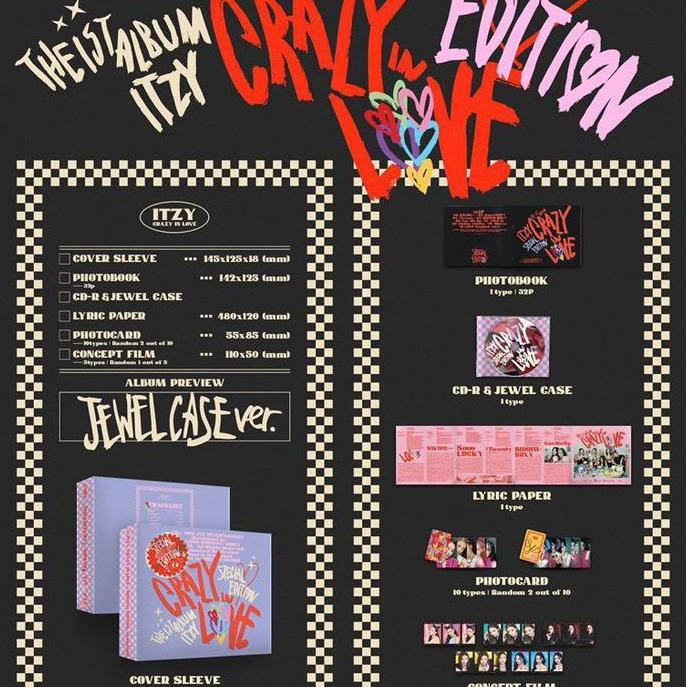 ITZY ALBUM CRAZY IN LOVE [SPECIAL EDITION JEWEL CASE]