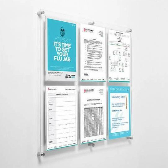 Frame Poster Iklan Akrilik A2