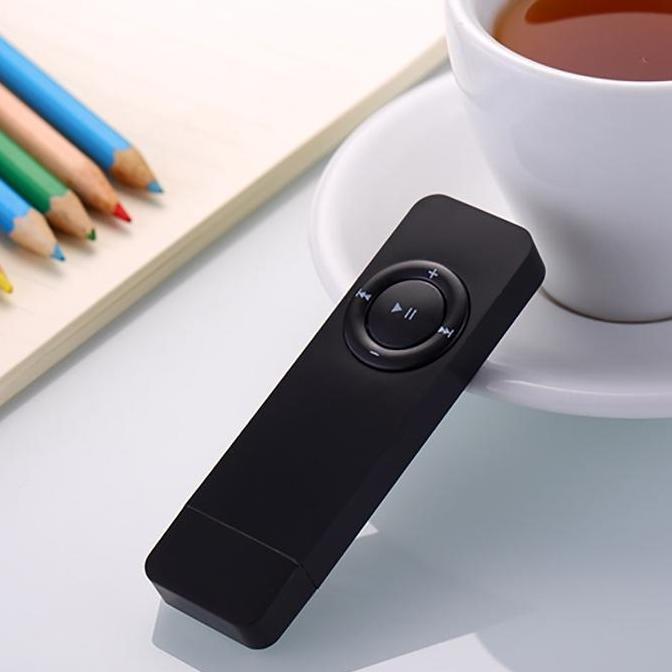 OTOMAX Portable Mini MP3 Player Support Micro SD TF Card - IRS9 - Black