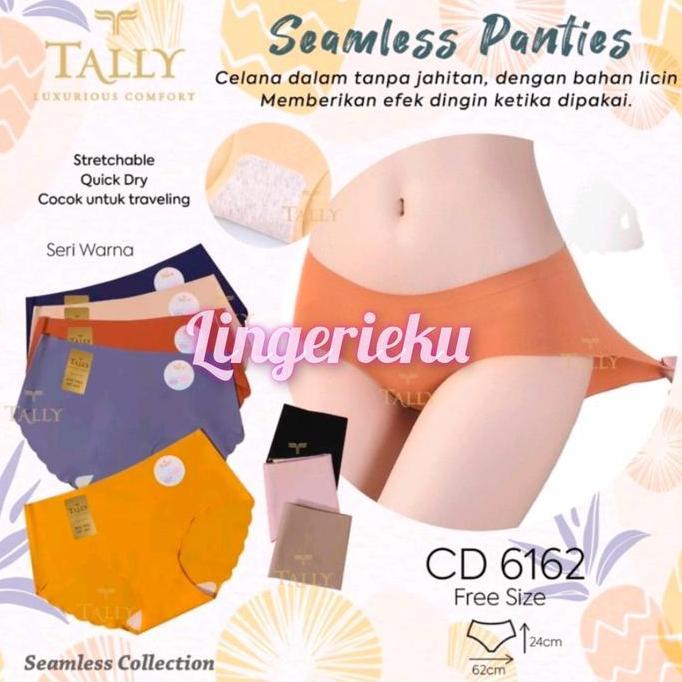 BL86 >> Tally 6162 Celana Dalam CD Wanita Tally Seamless Tanpa Jahitan