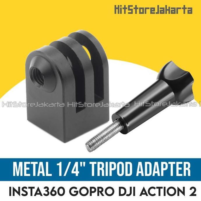 Metal Tripod Adapter For Insta360 GoPro DJI Action Cam Adapter Mount Terlaris