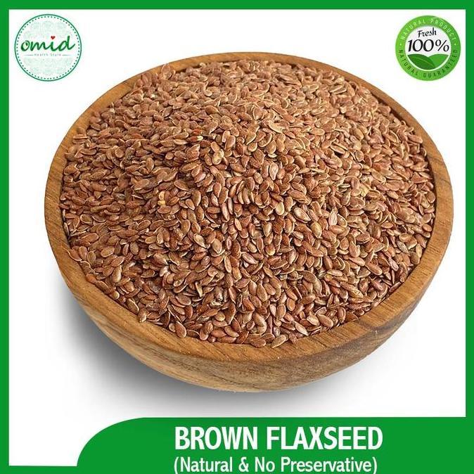 Lazatos- Brown Flaxseed | Biji Rami Coklat - 1 Kg