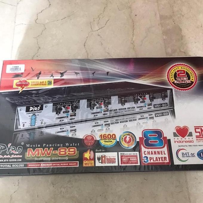 HARGA DISC - Mesin piro mw 89,ampli walet 3 player 8 chanel