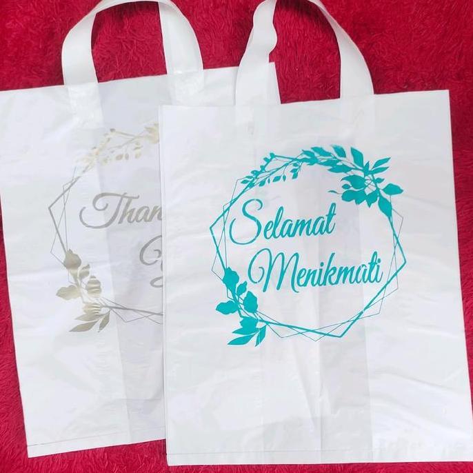 Picx- Kantong Plastik Box 18X18 Syukuran Isi 50Pcs Nasi Box, Kantong Plastik Hajatan Tahlilan Khitan