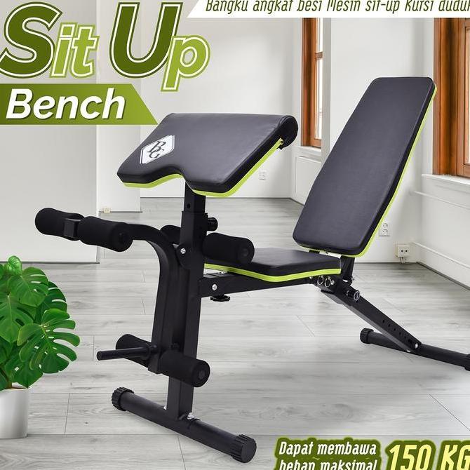 BGsport SIT UP BENCH / ALAT SIT UP MODEL SU-200 BLACK