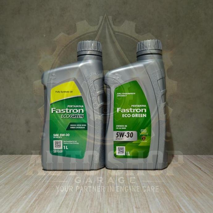 Olinol- Pertamina Fastron Ecogreen Lcgc 5W-30 1 Liter - Oli Mobil Original