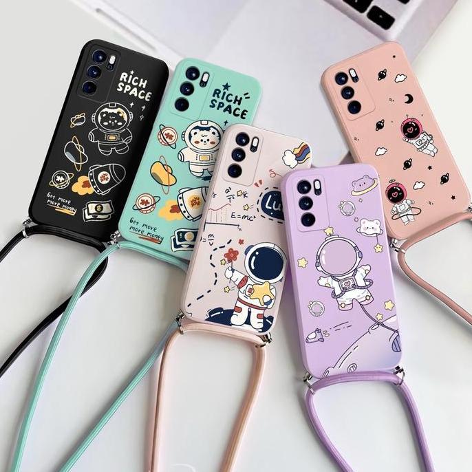 UV04 Softcase Tali OPPO Reno 6 Reno 6 5g oppo a16 a54 a95 a74 a53 a33
