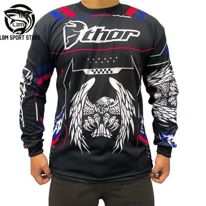 Pootbol- Baju Jersey Speda Gunung Lengan Panjang Offroad Mtb - Sport