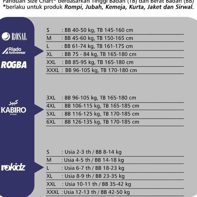 Ready Rompi Musri Rompi Sholat Shalat Muslim Pria Cowok ROGBA Original LL