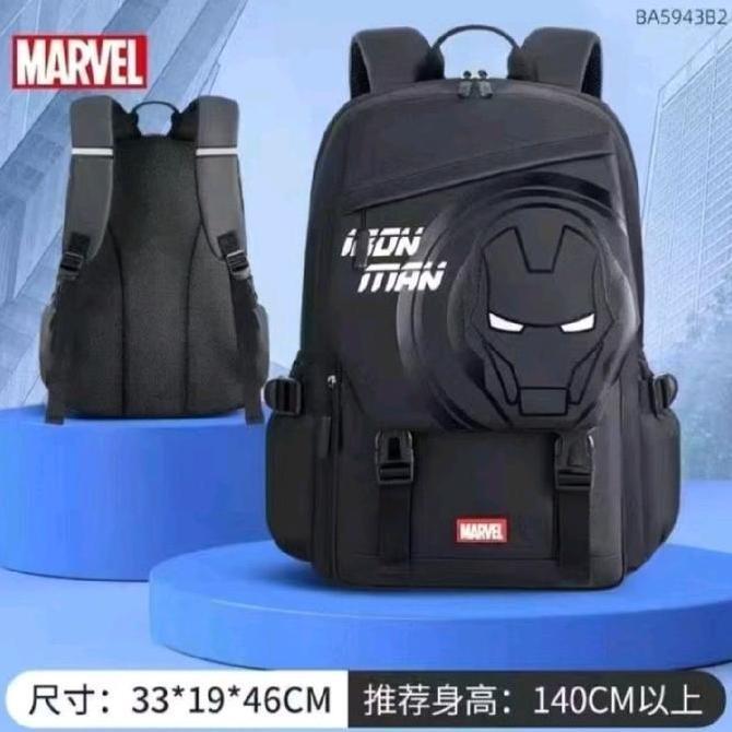 tas sekolah anak ironman capten spiderman ransel.anak laki laki tk sd