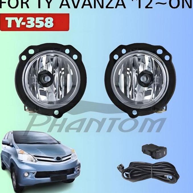 FOG LAMP FOGLAMP LAMPU KABUT LED DRL TY-358 ALL NEW AVANZA 2012 BARU