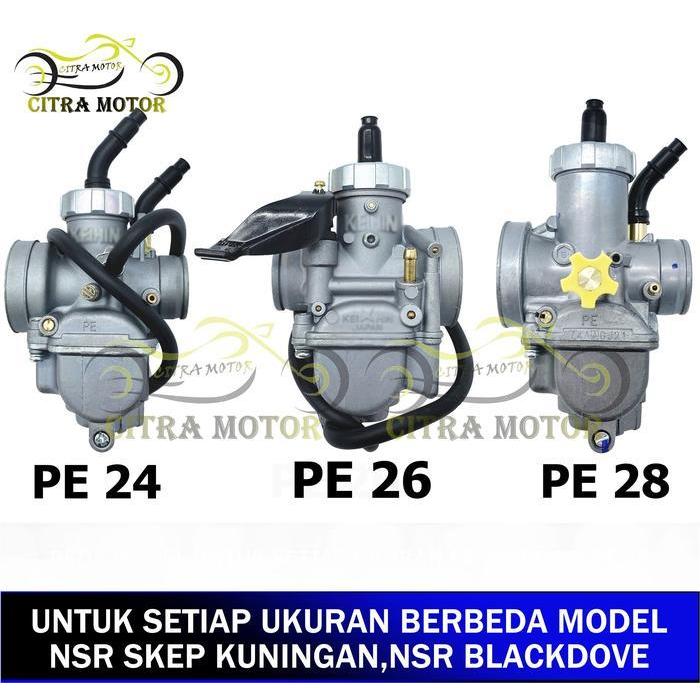 [ Bisa Cod ] Karburator Nsr Blackdove Pe 24 26 28 Grade A Thailand Karbu Pe24 Pe26 Pe28 Keihin Cpo S