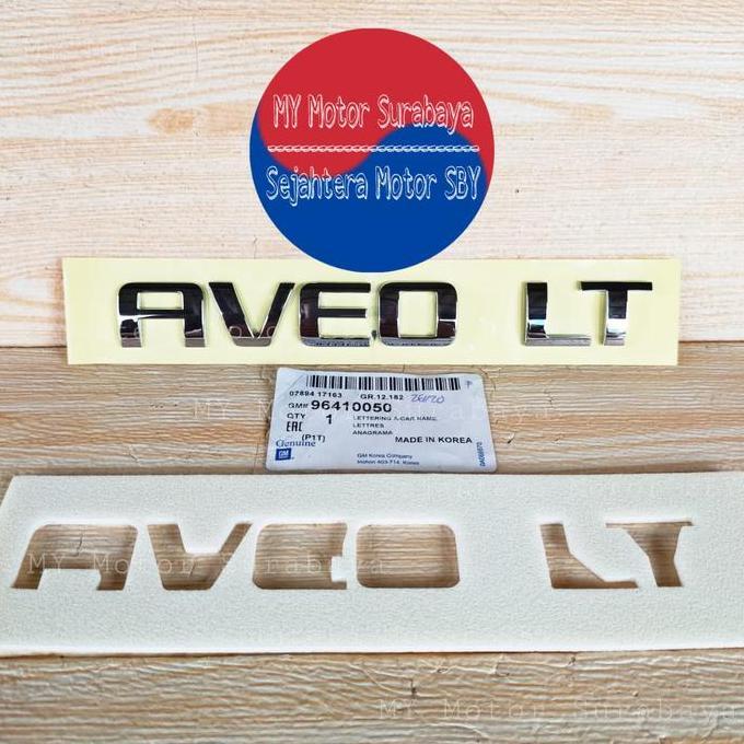 Emblem AVEO LT Chevrolet Aveo