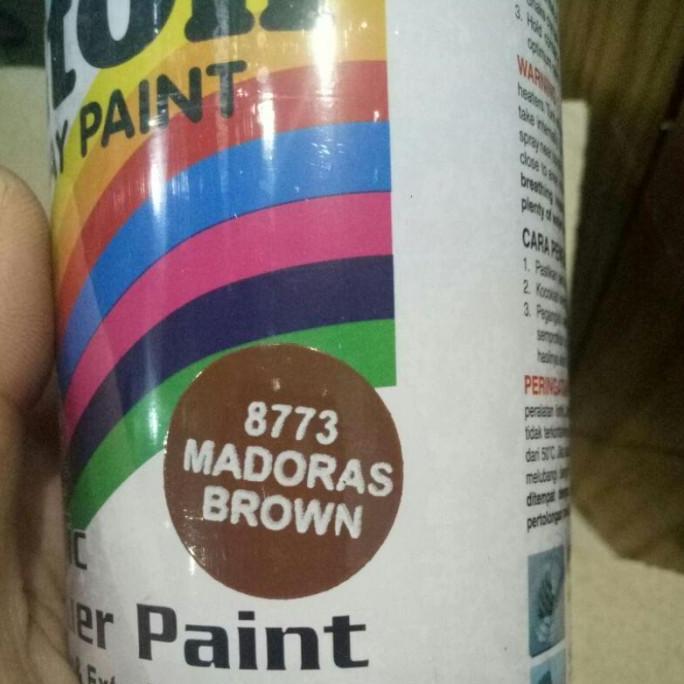 Colorbit- Pilok Pilox Diton Madoras Brown 8773 300Cc Coklat Gelap Cokelat Tua