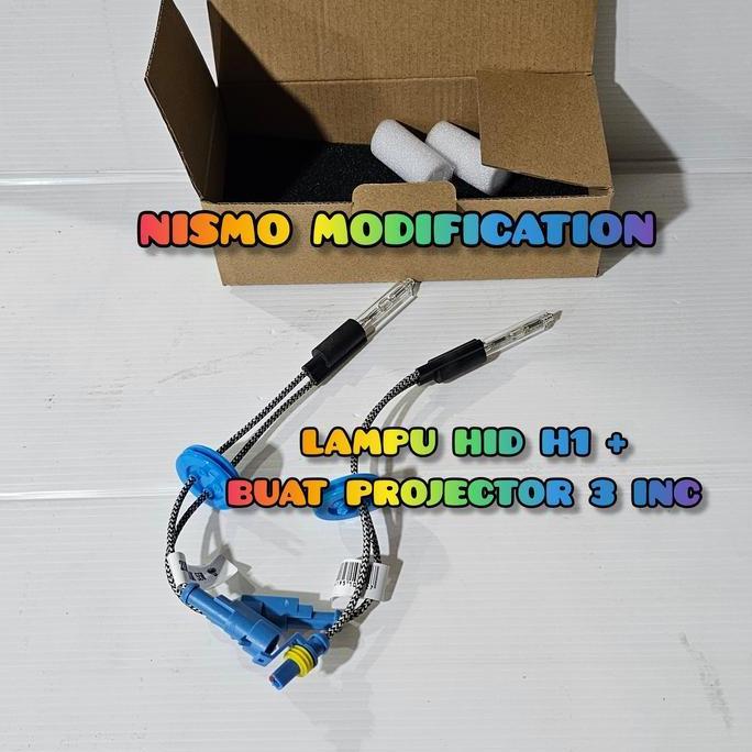 Promo lampu hid projector H1 + 6000K 8000K Diskon