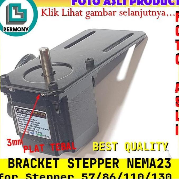 Bracket Nema23 Stepper Motor Holder Dudukan 57 BYG
