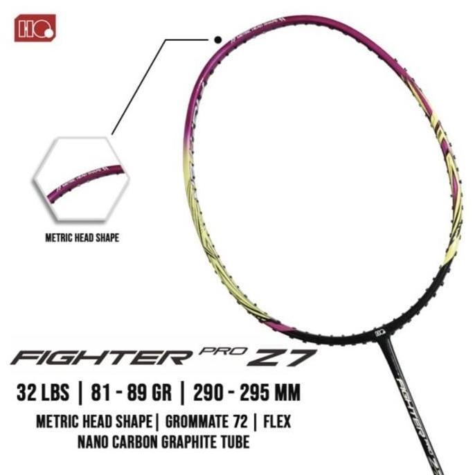 Loop- Raket Badminton Hiqua Hq / Hi-Qua Fighter Pro Z3/Z5/Z7/Z8/Z9 Original
