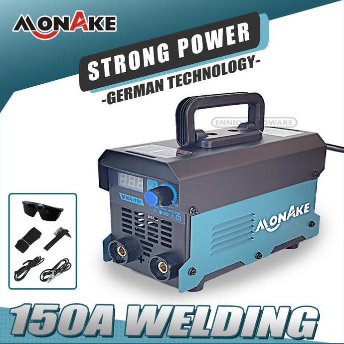 MONAKE Mesin Las Inverter Welding mesin las listrik 450 watt MMA 120A IGBT 450 watt mini Mesin Travo