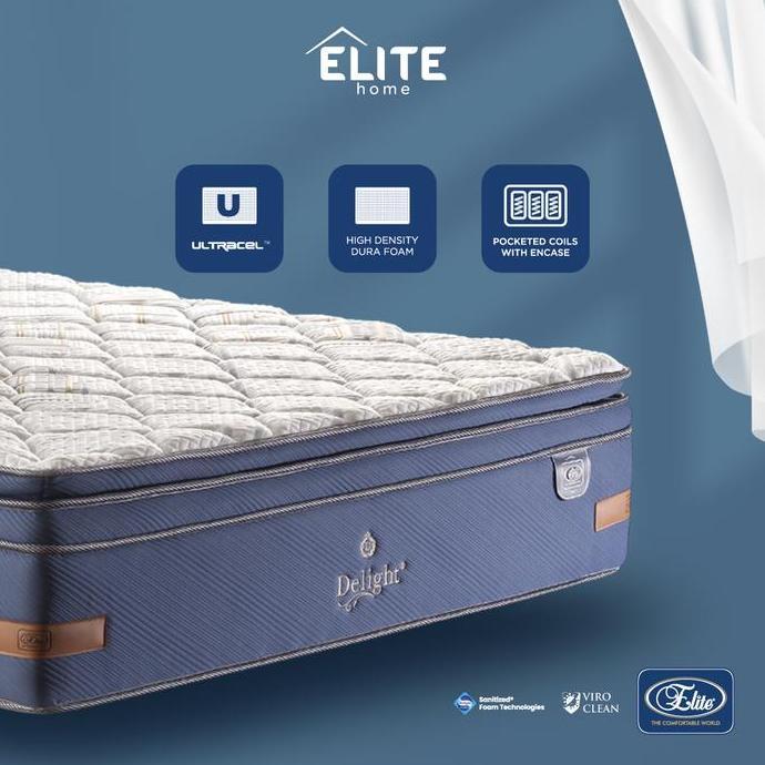 Elite Springbed Kasur Delight New Edition (TERBAIK) (TERBARU) (TERMURAH)