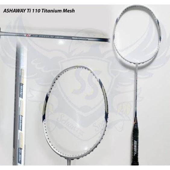 Loop- Raket Badminton Ashaway Ti 110 Ti110 Titanium Mesh Made In Usa