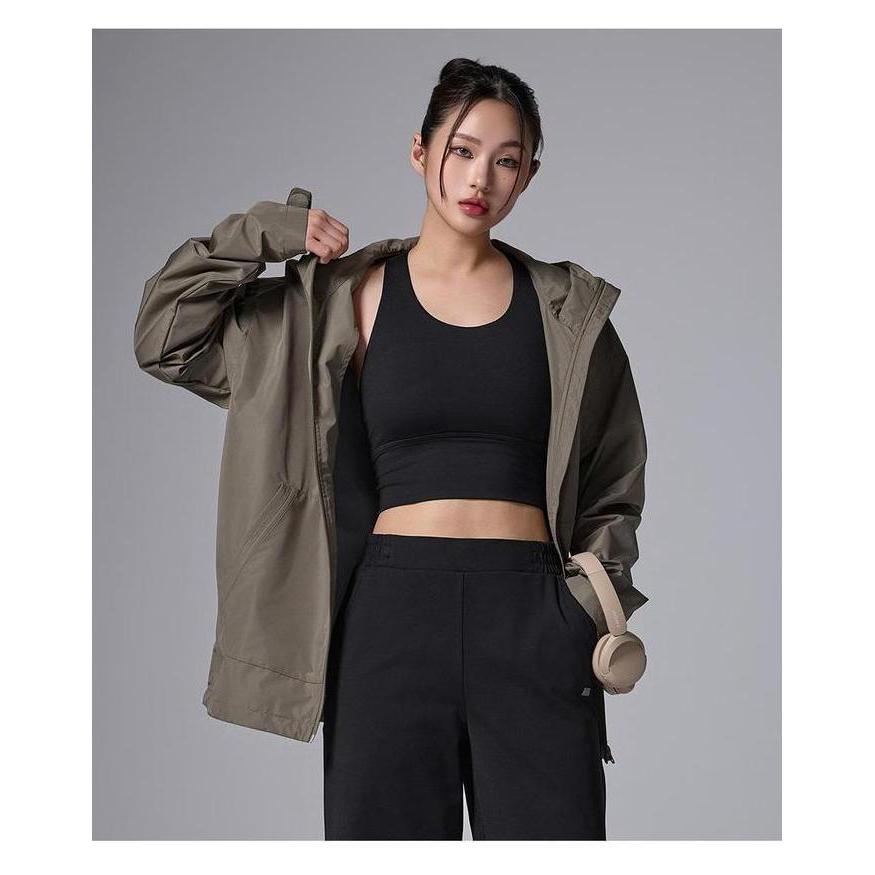 PROMO - [Minne] STL Han Yuri Woven Jacket With Hoodie & Pocket