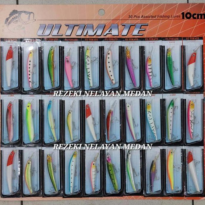 MINNOW SET / UMPAN HARD LURE ULTIMATE (30pcs)