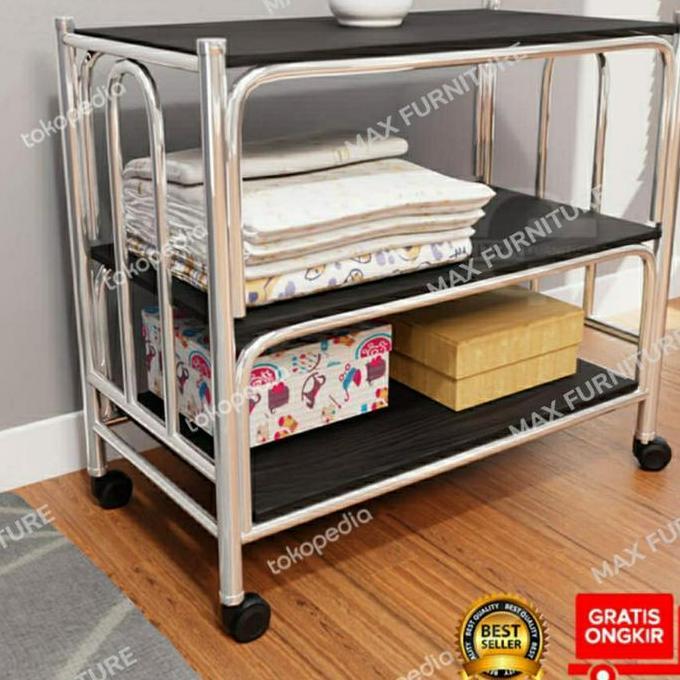 TERMURAH - RAK TV BESI MEJA TV BESI BUFET TV RAK TV DORONG MEJA TV DORONG RODA