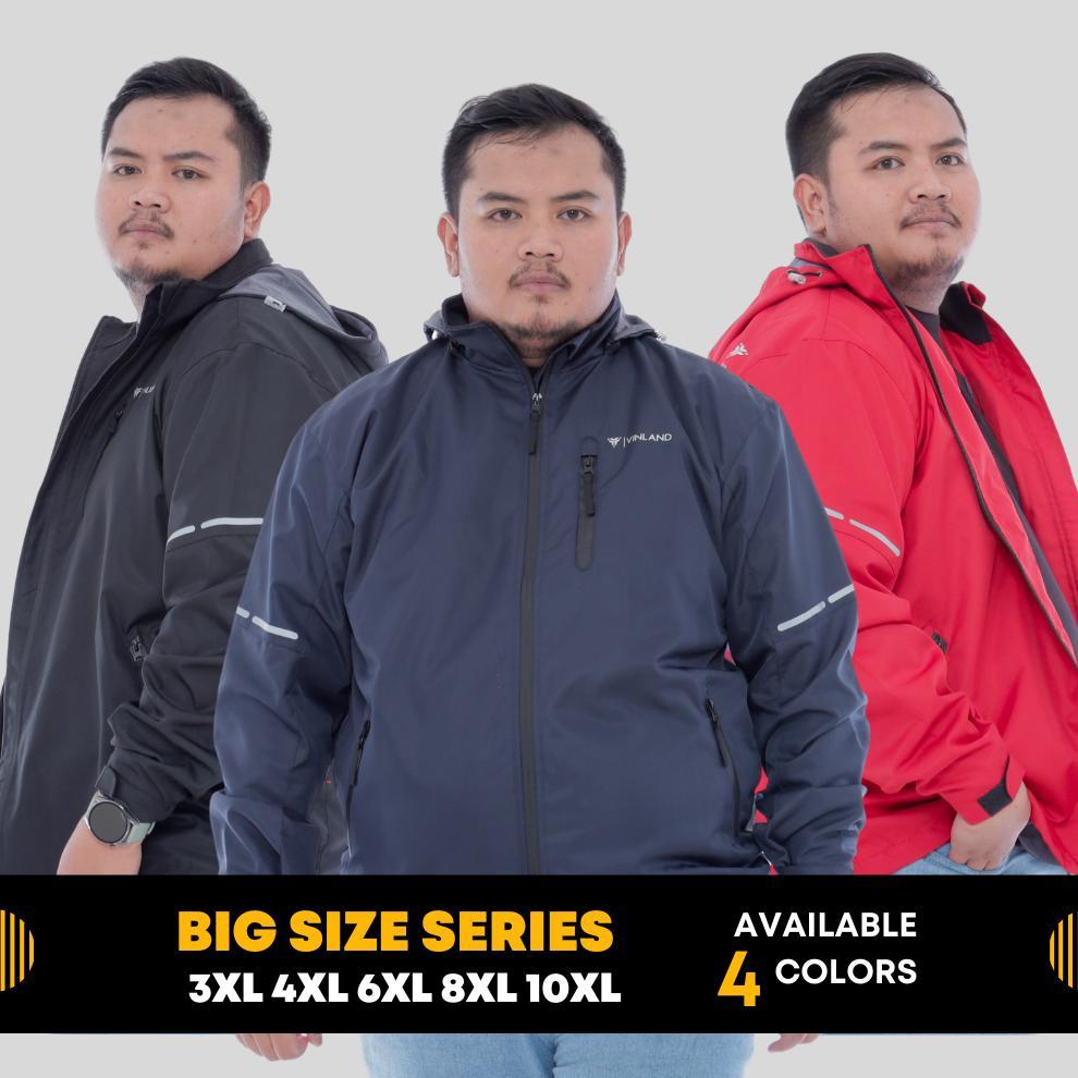 NEW Vinland Jaket Big Size Pria Jumbo AERGLO SERIES 3XL- 10XL  Jaket Motor Jumbo Riding Tahan Angin 