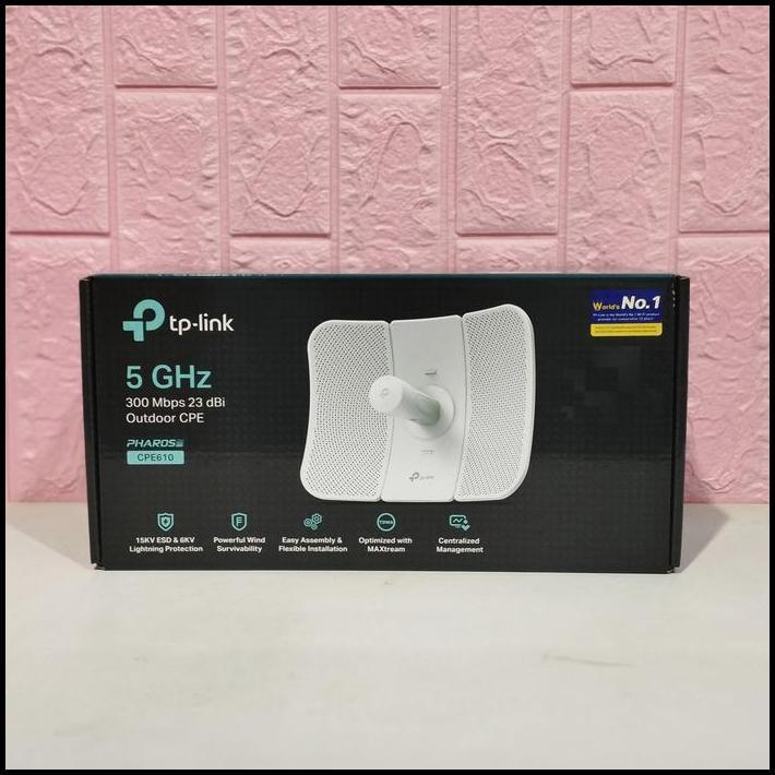 TP-LINK CPE610 5GHz 300Mbps 23dBi Outdoor CPE - TP LINK CPE 610