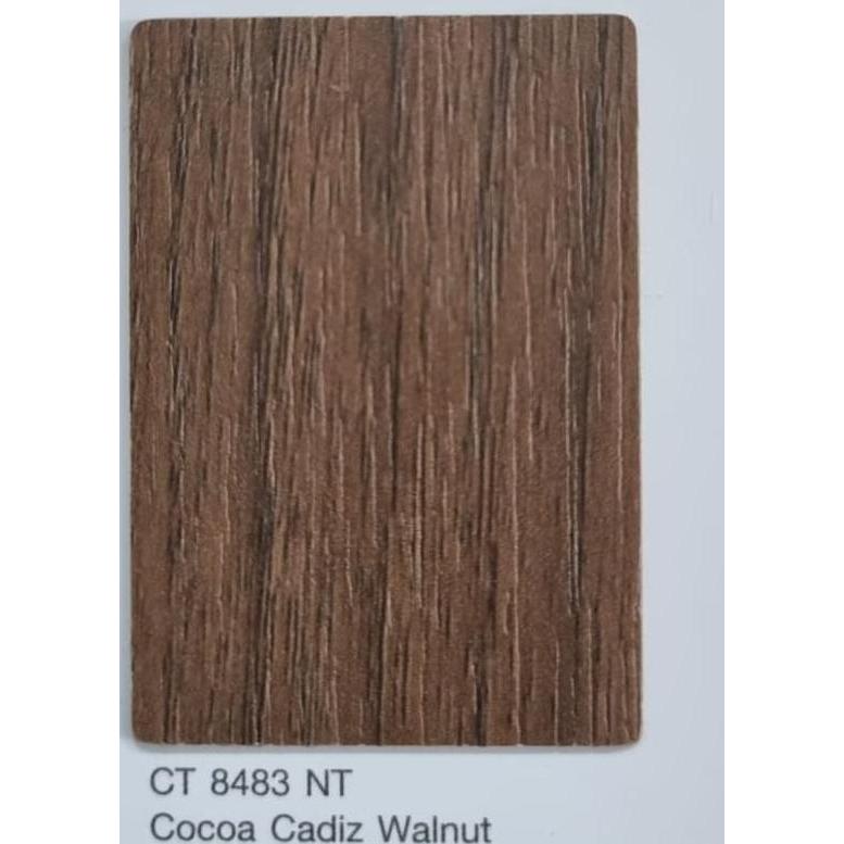 NEW - HPL CARTA CT 8483NT COCOA CADIZ WALNUT