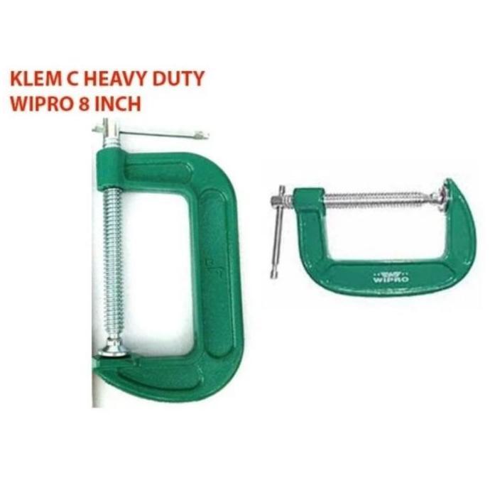 ] G Clamp Catok Besi 8 inch Klem C 8" Klem Penjepit Clamp C WIPRO