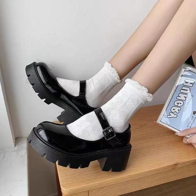 GRATIS BOX SEPATU BOOTS WANITA HARAJUKU STYLE FASHION TRENDY PREMIUM SHOES KODE 849