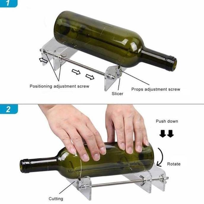 Kualitas terbaik] Alat Potong Botol Kaca Bulat - Potong Kaca DIY / bottle cutter Murah