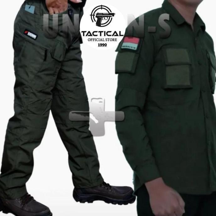 Setelan seragam satu setel kemeja 511 plus celana panjang tactical pdl