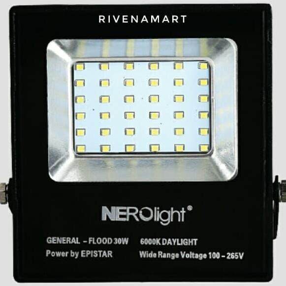 TERBARU - NERO Lampu Sorot / Tembak LED General Flood Light 30W 6000K Putih