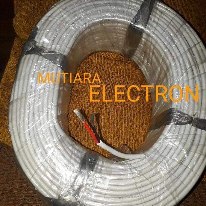 TERBARU - KABEL SPEAKER TOA CORONG DAN AUDIO 100meter TEMBAGA MURNI LAPIS PERAK