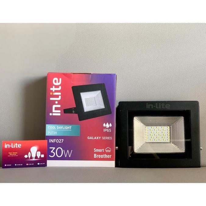 TERBARU - LAMPU SOROT FLOODLIGHT LED INLITE 30W 30 WATT - INF027