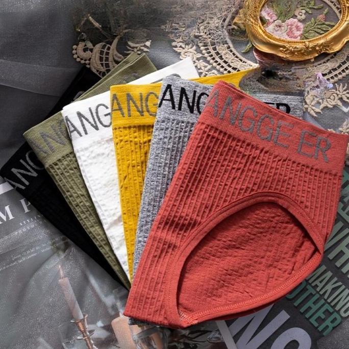 CARDIENAL CODCelana Dalam Mid-Rise Super Lembut, Bahan Ice Silk Import Cepat Kering, Tidak Meninggal