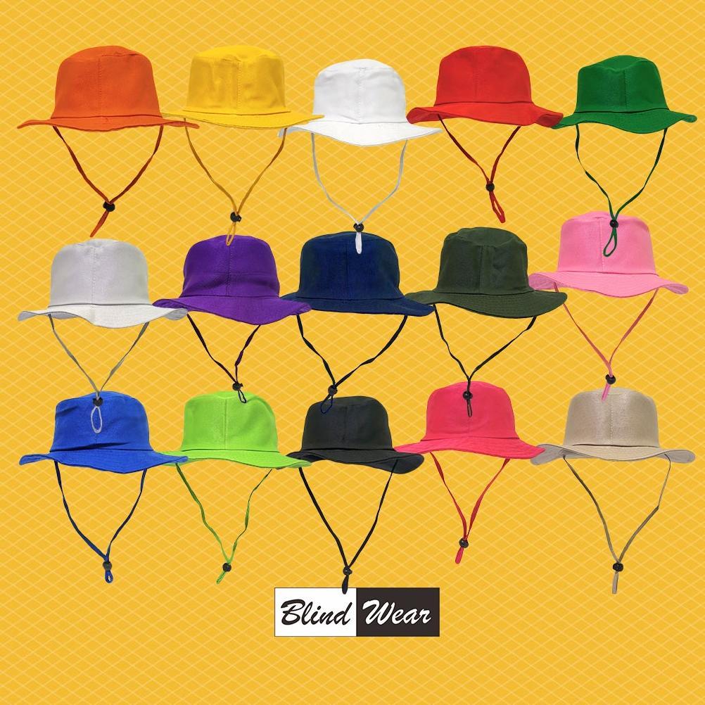 Saless Topi Rimba Tali Anak Polos  Cowok Cewek