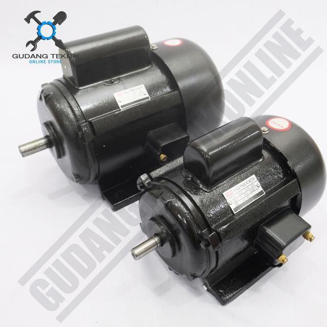 SABILULUNGAN Dinamo Motor Penggerak 1 Hp 2P 1Ph 3000Rpm BARTEX - Dinamo Elektro Motor BARTEX 1Hp 4P 