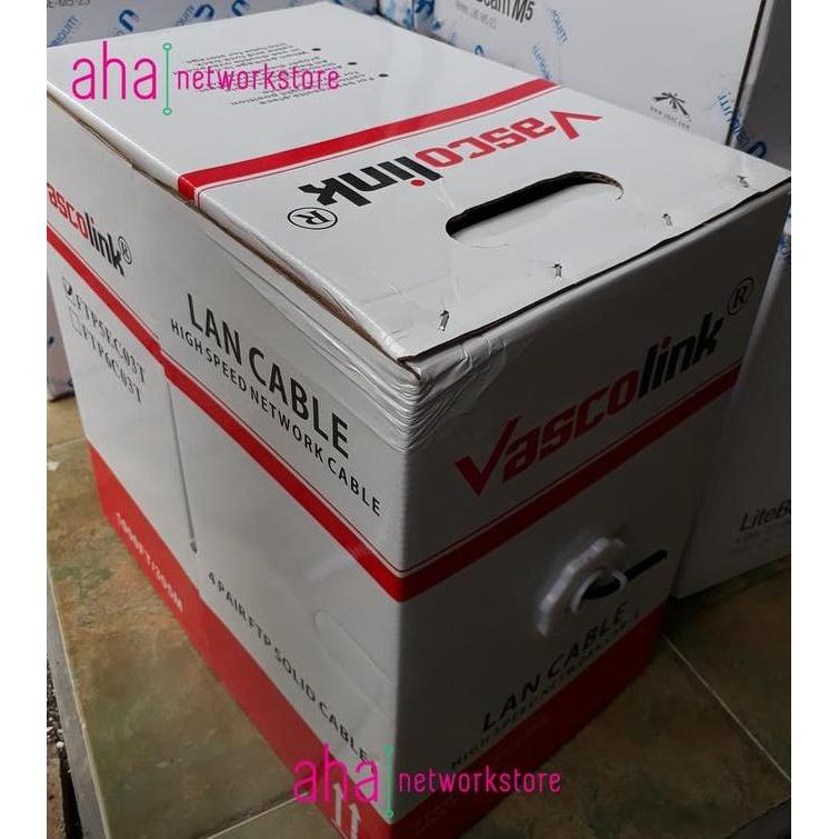 NEW KABEL STP VASCOLINK CAT5E OUTDOOR KABEL FTP CAT5E VASCOLINK OUTDOOR