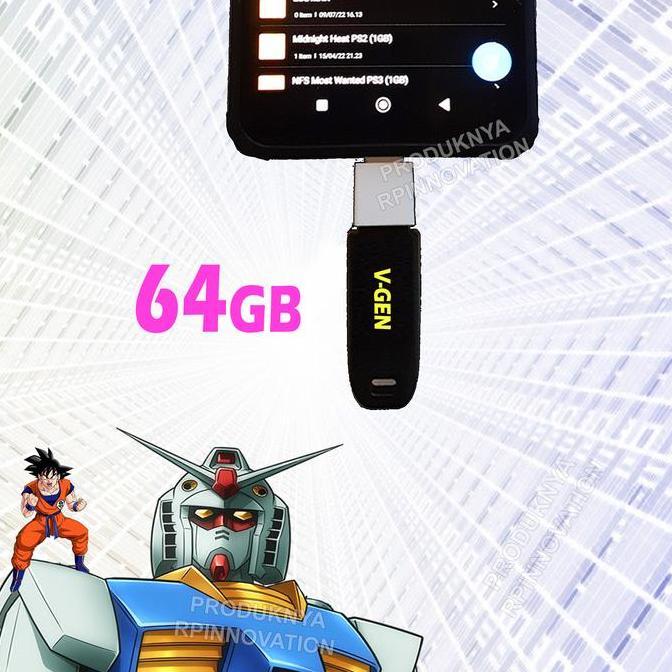 TERMURAH - VGen Flashdisk OTG Type C Game PS2 untuk HP Android