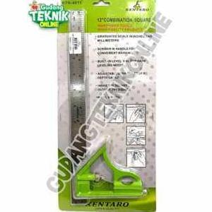 CARDIENAL (KENTARO SIKU WATERPASS) Siku WATERPASS Penggaris Siku 12" KENTARO KTR-4011 / Penggaris Ga