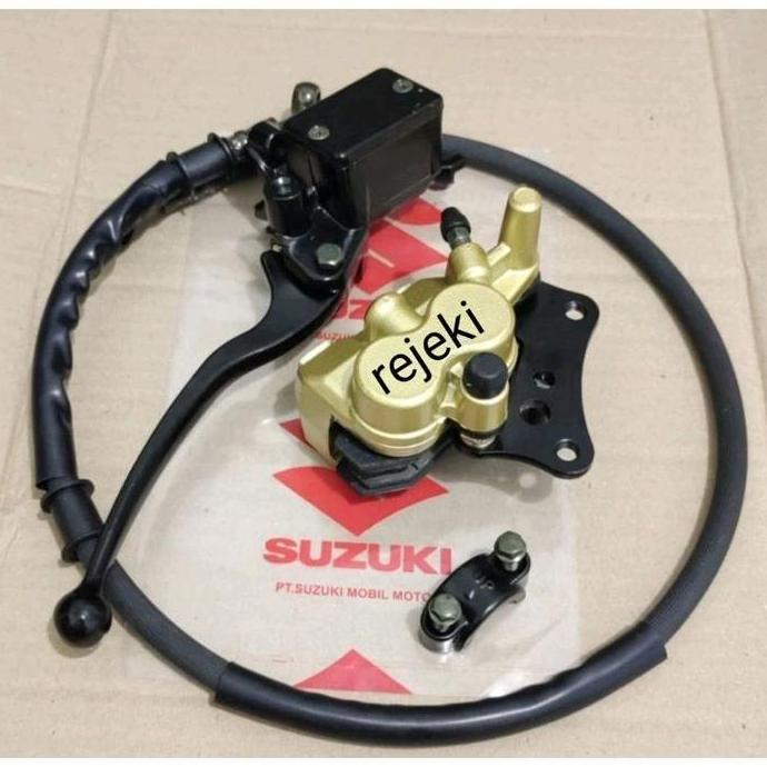 DV136 - SELANG REM PLUS MASTER REM PLUS KALIPER CAKRAM DEPAN SUZUKI SHOGUN NR SHOGUN RR SHOGUN 125 S