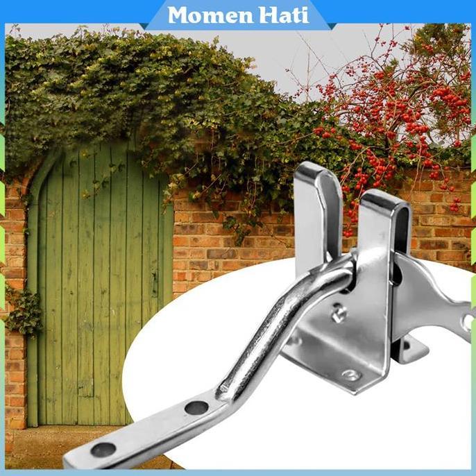 MIOSHINOCHE Kunci Otomatis Pagar / Kunci Pagar Sliding Anti karat Untuk Mengental