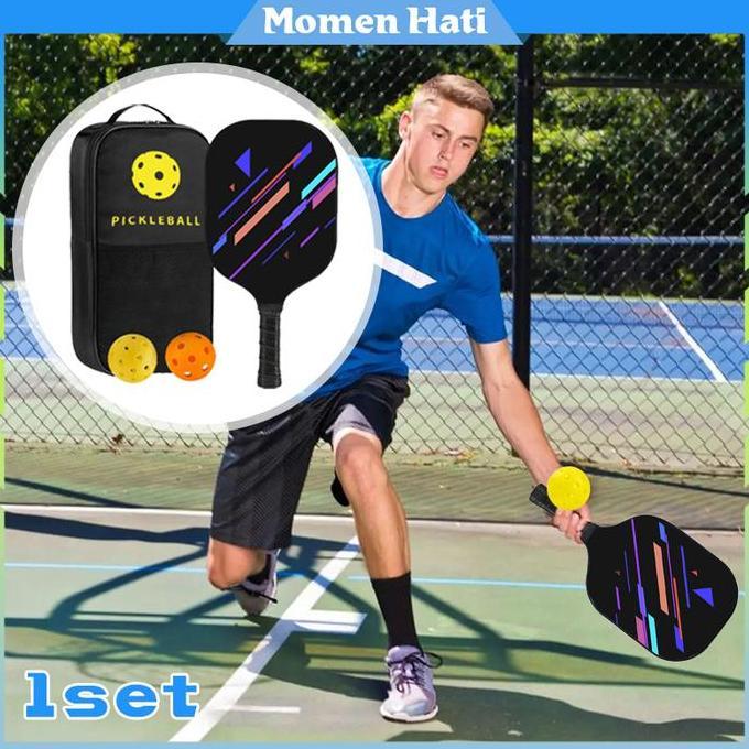 SIMATEKNO Pickleball Set Pickleball Paddle Raket Pickleball Dengan Bag