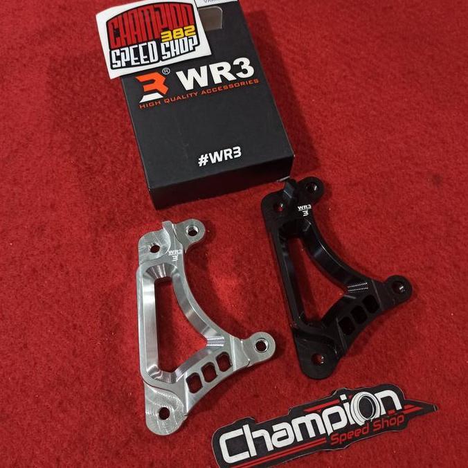 Bracket Kaliper Depan WR3 Brembo 2 Piston Vario 150 / 125 Disc 260mm